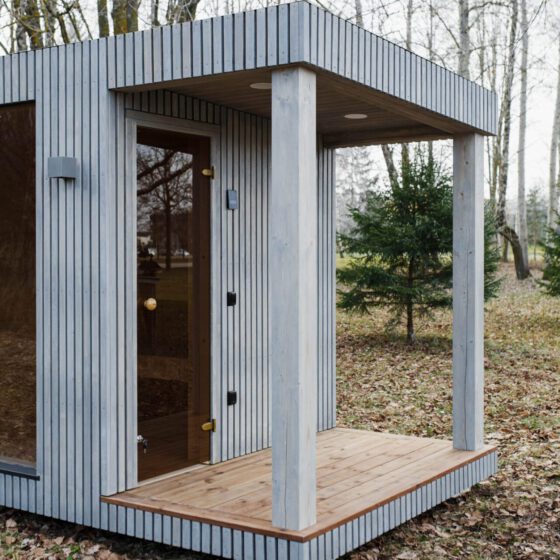 Insulated frame sauna 240x350