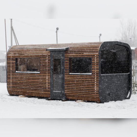 Sauna CUBE PLATIN 245×500