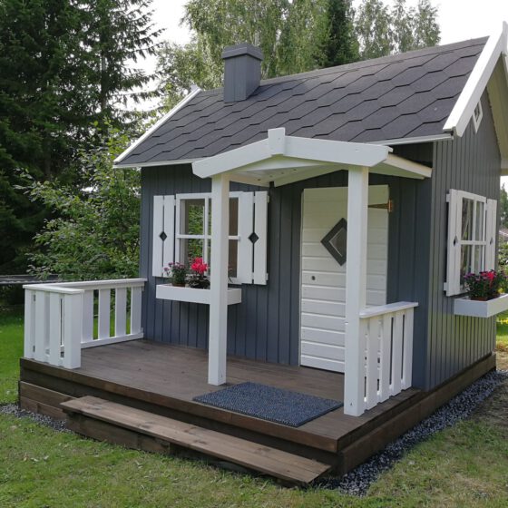 Wooden childrenGÇÖs playhouse Karolina